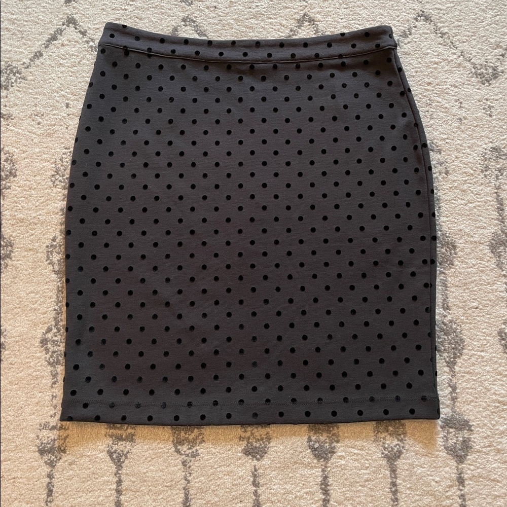 LOFT Petite Polka Dot Mini Skirt Size 4P